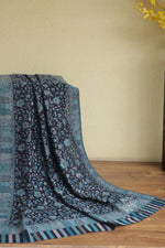 Blue Kani Cashmere Saree