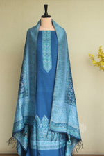 Traditional Blue dress with matching shawl