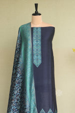 Blue Kani Silk Suit