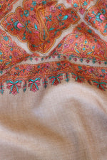 Cashmere Shawl With Jamawar Embroidery