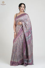 Pink Kani Silk Saree