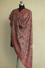 Beige Kani Fine Wool Shawl