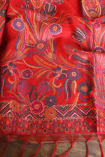 Red Kani Silk Suit