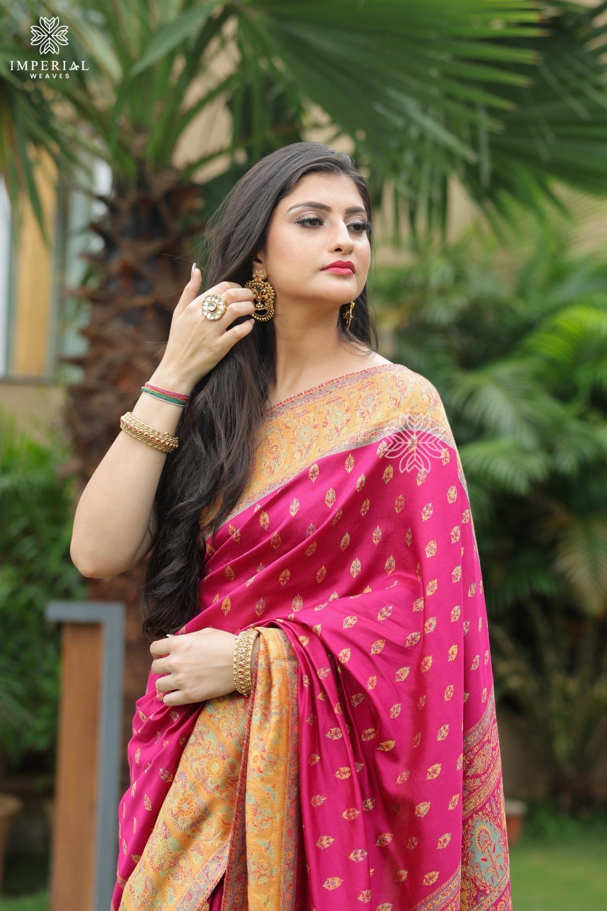 Party Wear Kani Silk Saree - Imperial Weaves