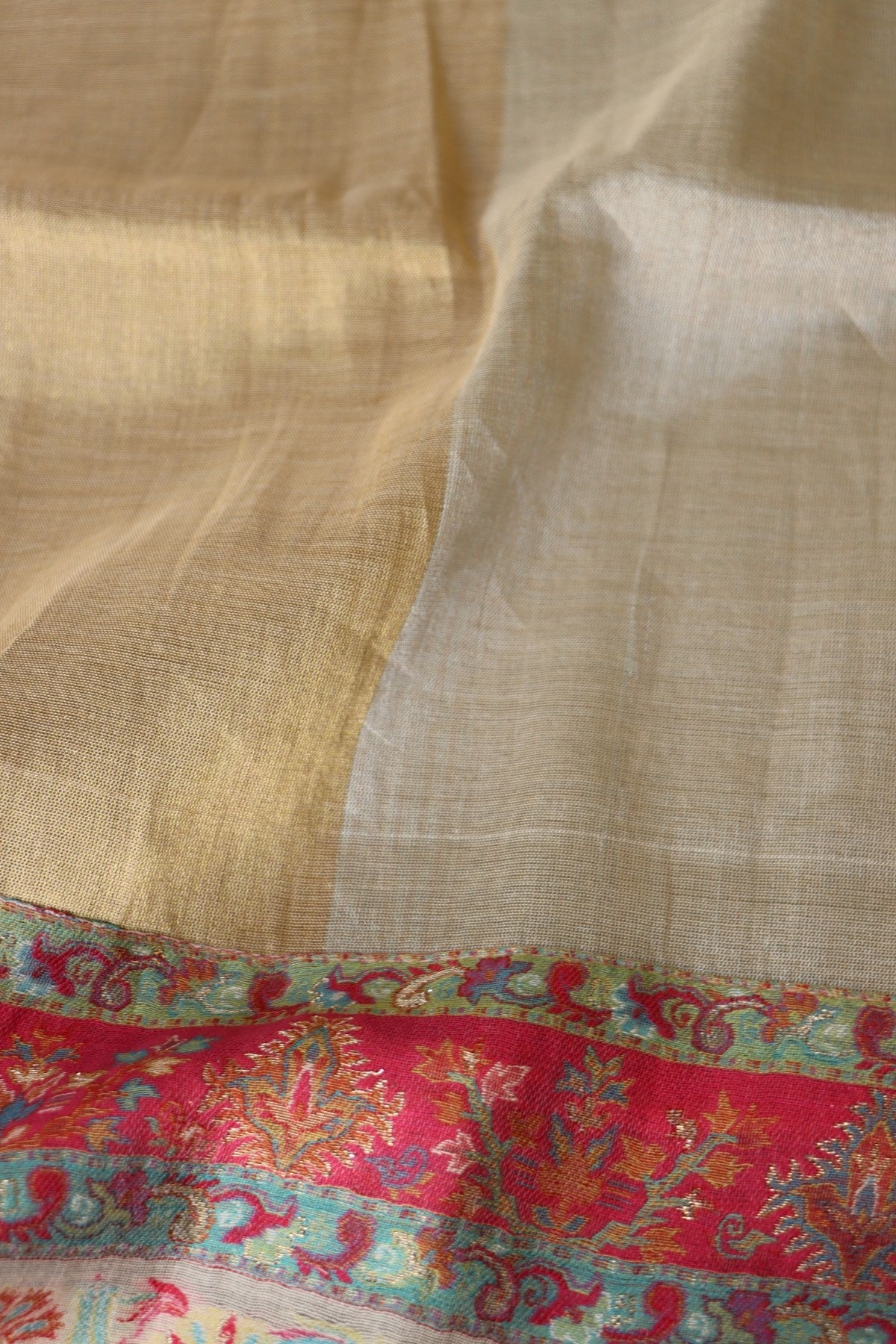 Gold Silver Traditional Silk Saree