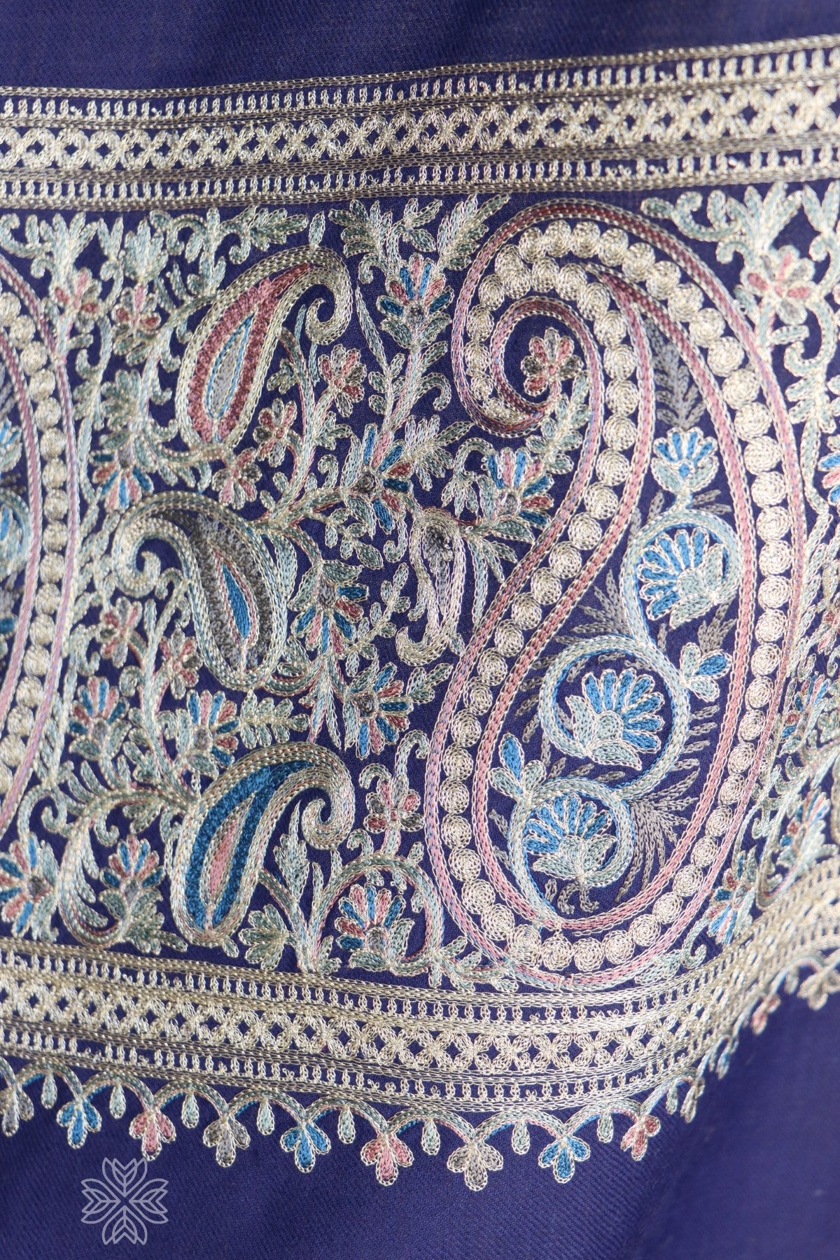 Golden Embroidered Shawl