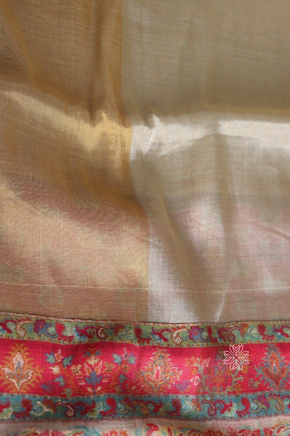 Silver Silk Kani Saree