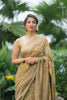 Golden Yellow Kani Silk Saree