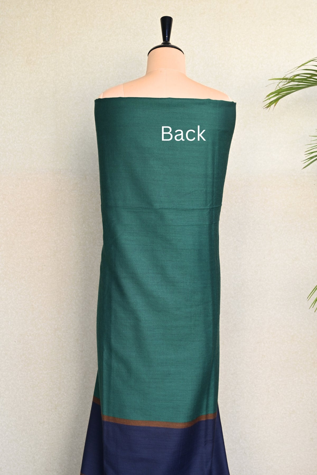 Green Fine Wool Embroidered Unstitched Suit