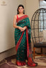 Green Kani Booti Silk Saree