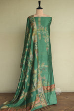 Green Kani Silk Suit 