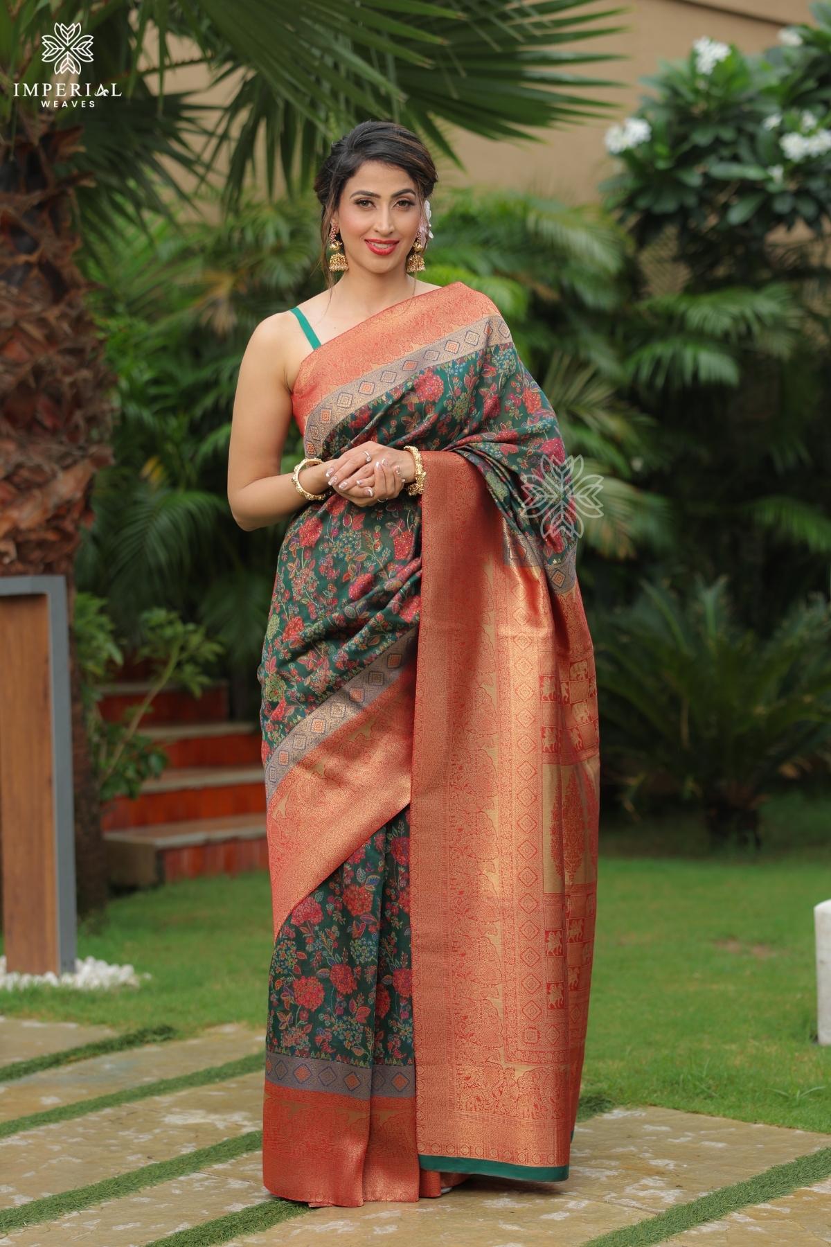 Pashmina Kani Silk Saree- Imperial Weaves