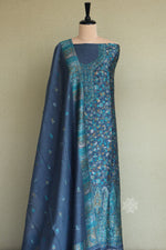 Grey Kani Chanderi Silk Suit