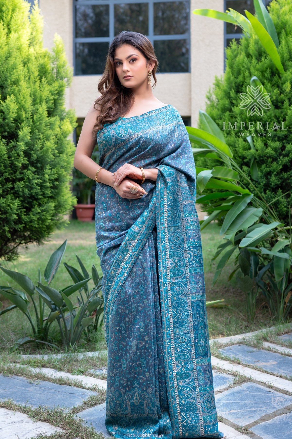 Kani Pashmina Saree