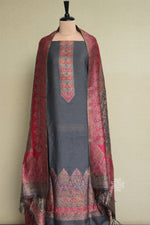 Grey Kani Silk Suit