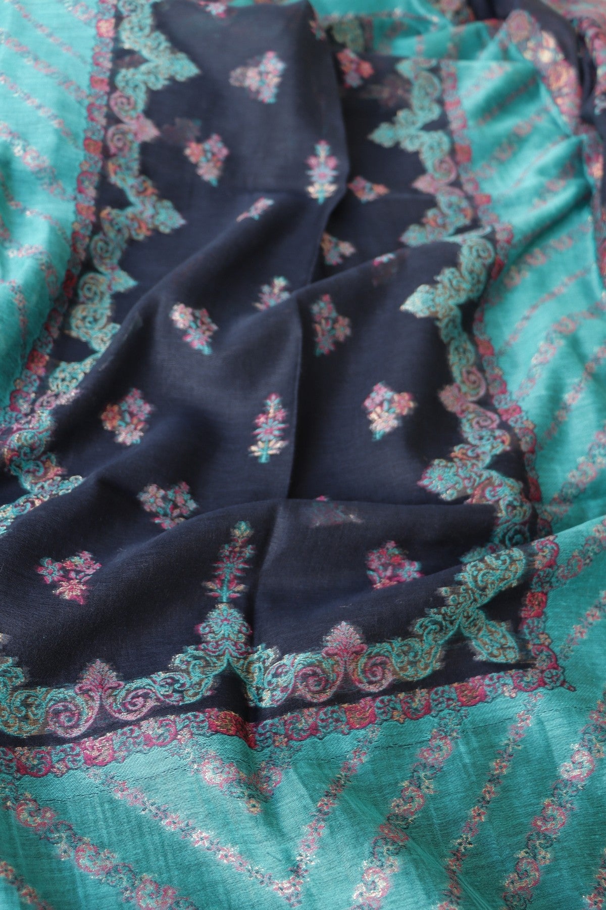 Handwoven Cotton Kani Suit Online