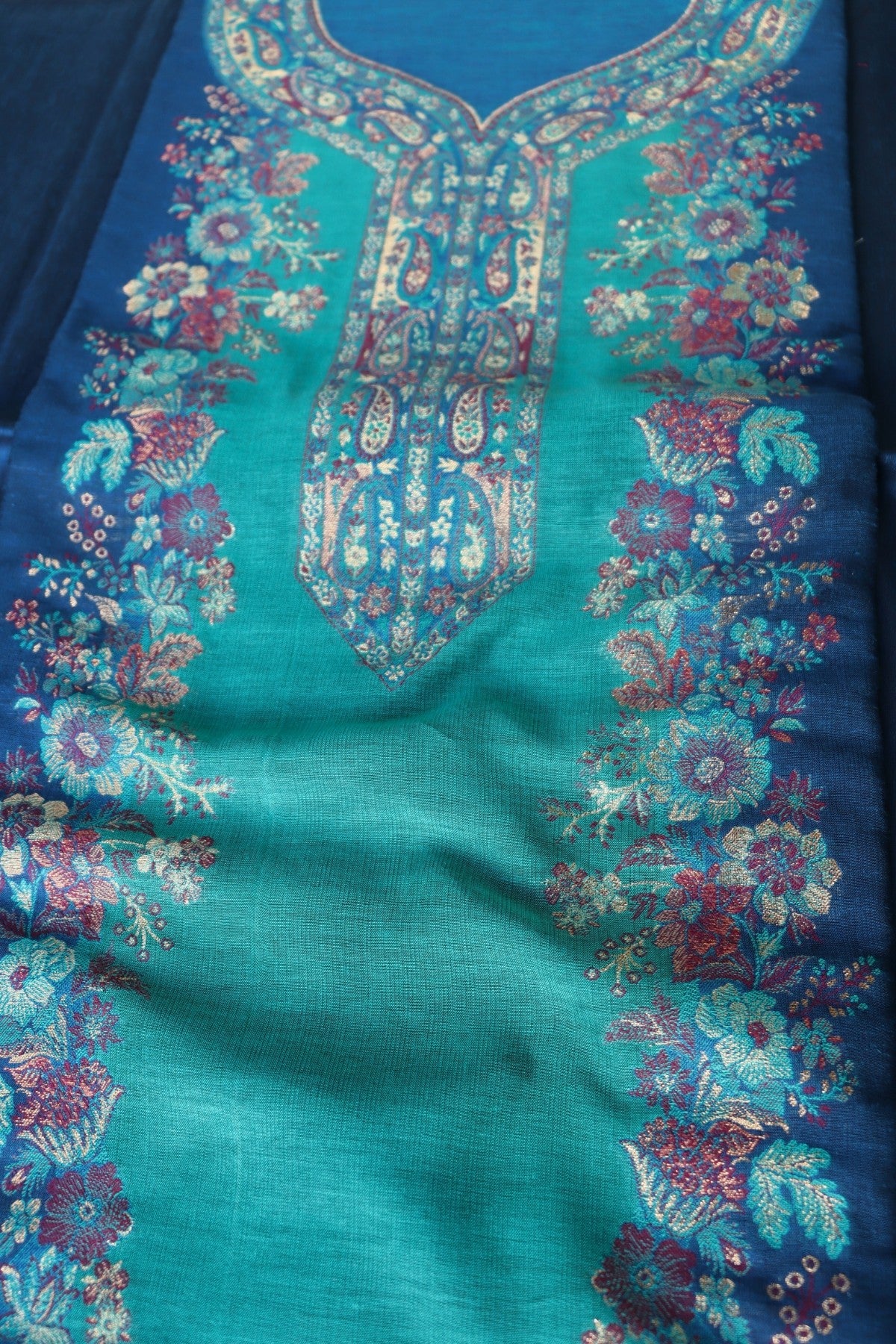Handwoven Cotton Kani Suit Online