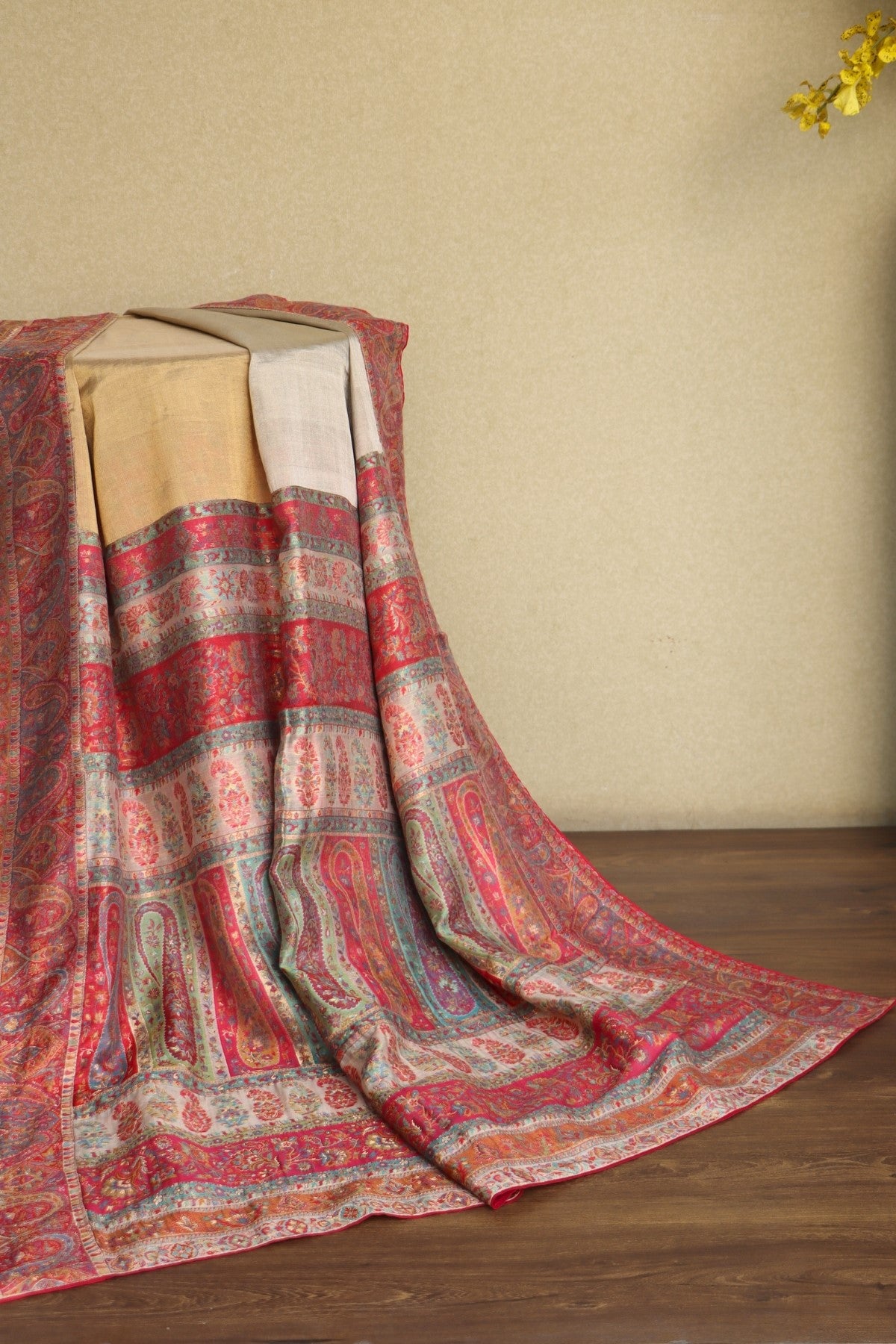 Kani Kanjivaram Tissue Silk Saree