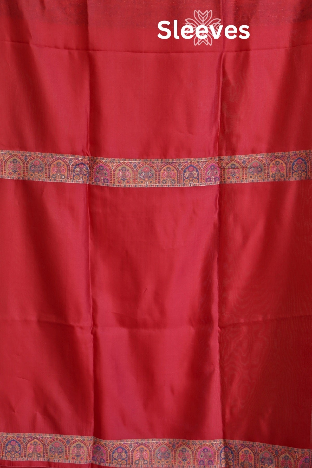Red Banarsi Silk Suit