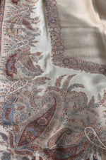 Off White Paisley Moonlight Shawl