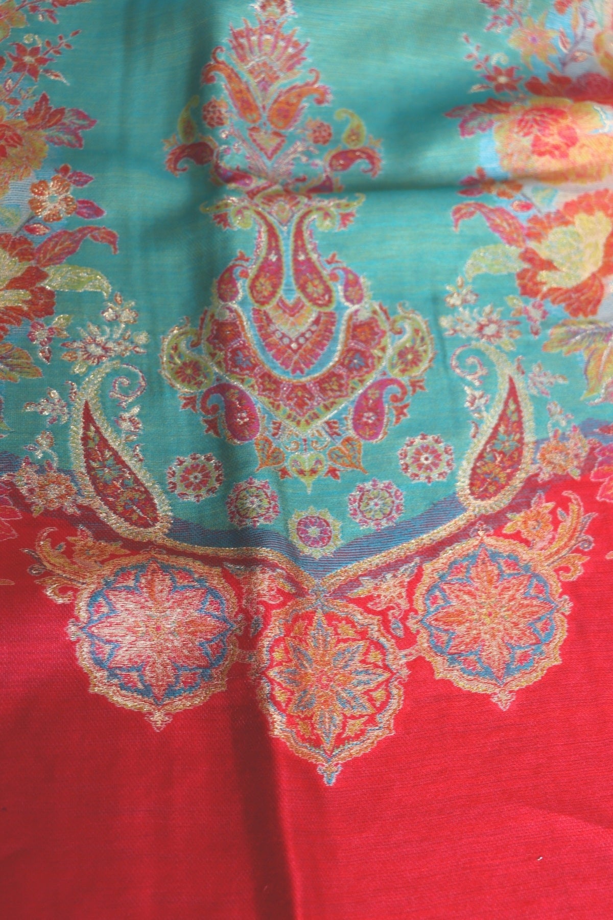 Beige Kani Silk Suit