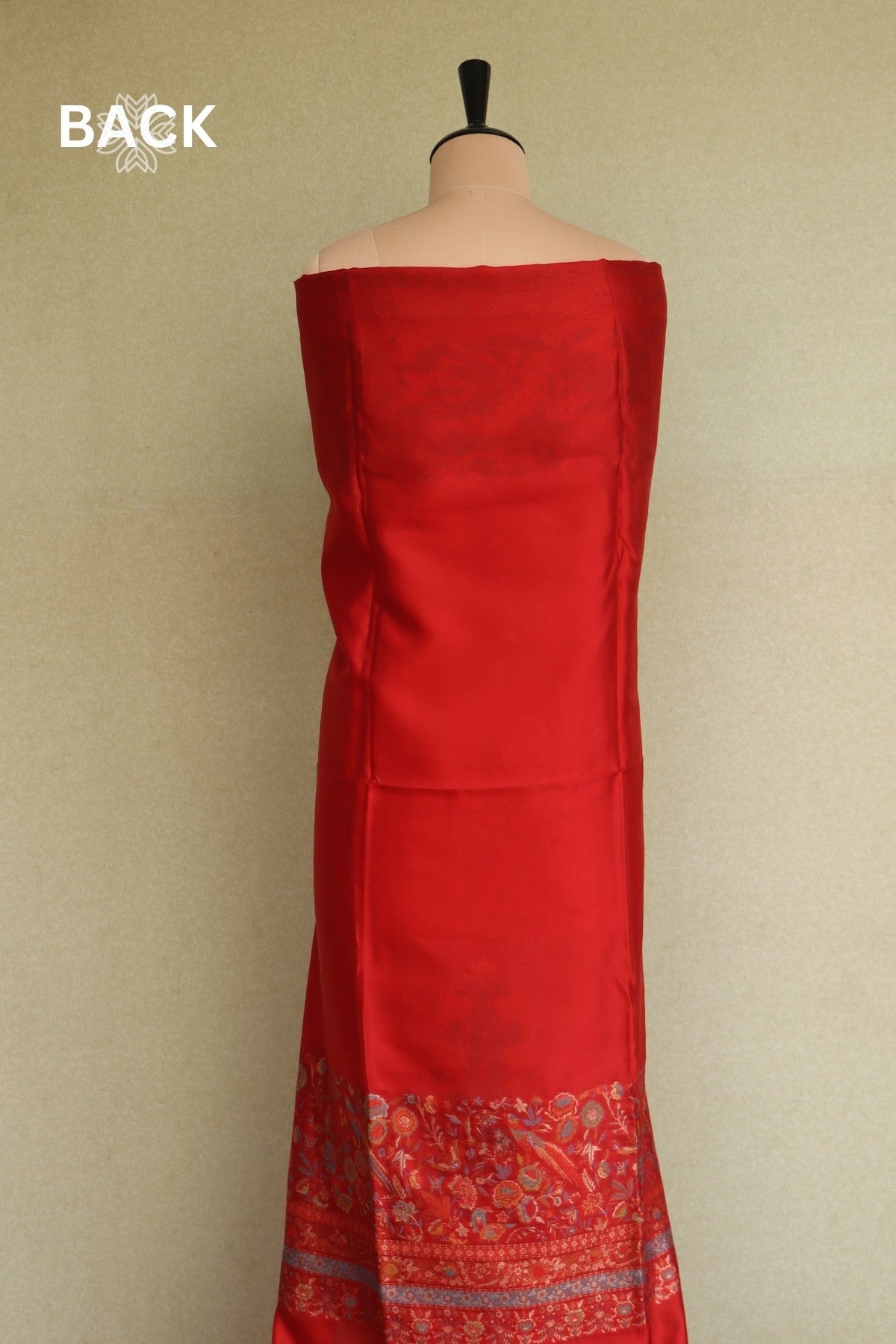 Red Kani Silk Suit