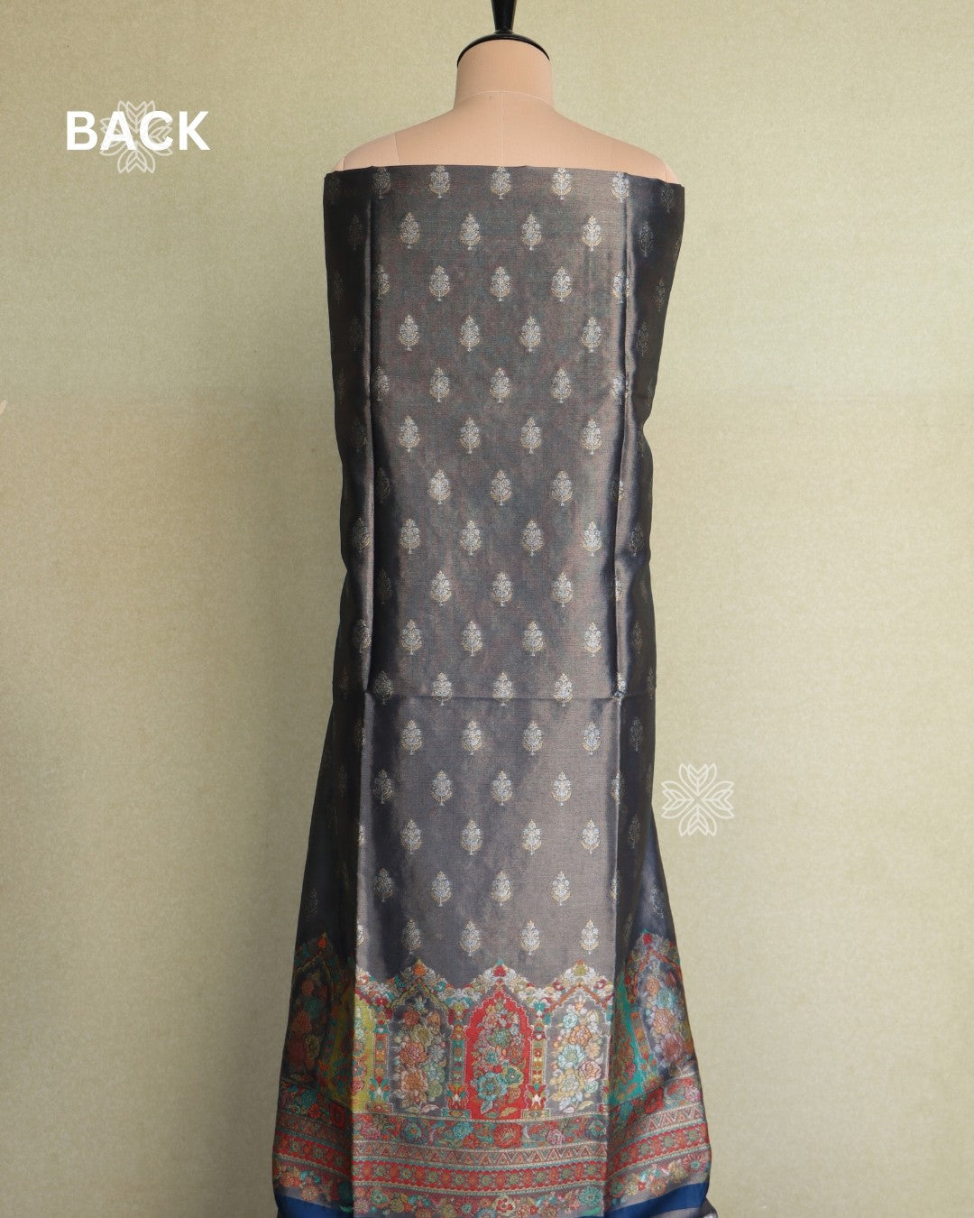 Blue Kani Tissue Silk Suit