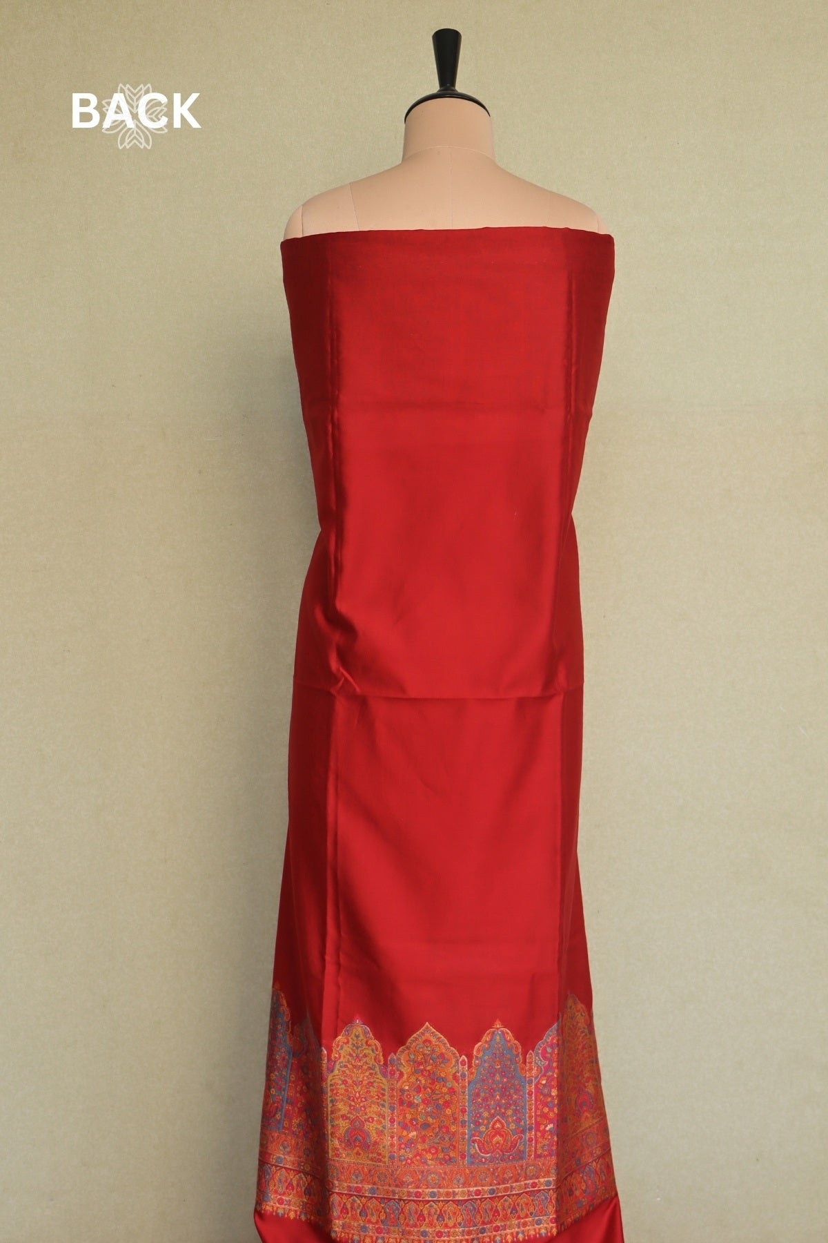 Red Kani Silk Suit