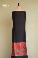 Black Kani Silk Suit with Allover Dupatta