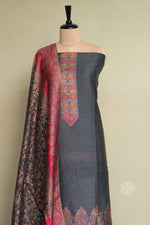 Kani Silk Suit With Allover Dupatta