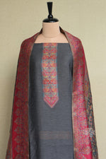 Kani Silk Suit With Allover Dupatta