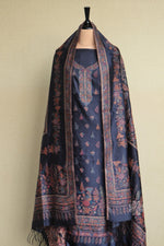 Kani Silk Suit With Allover Dupatta