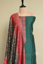 Kani Silk Suit With Allover Dupatta