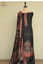 Black Silk Salwar Kameez