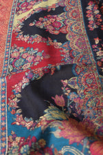 Navy Blue Kani Silk Suit