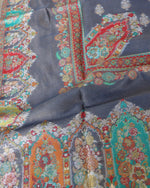 Blue Kani Tissue Silk Suit