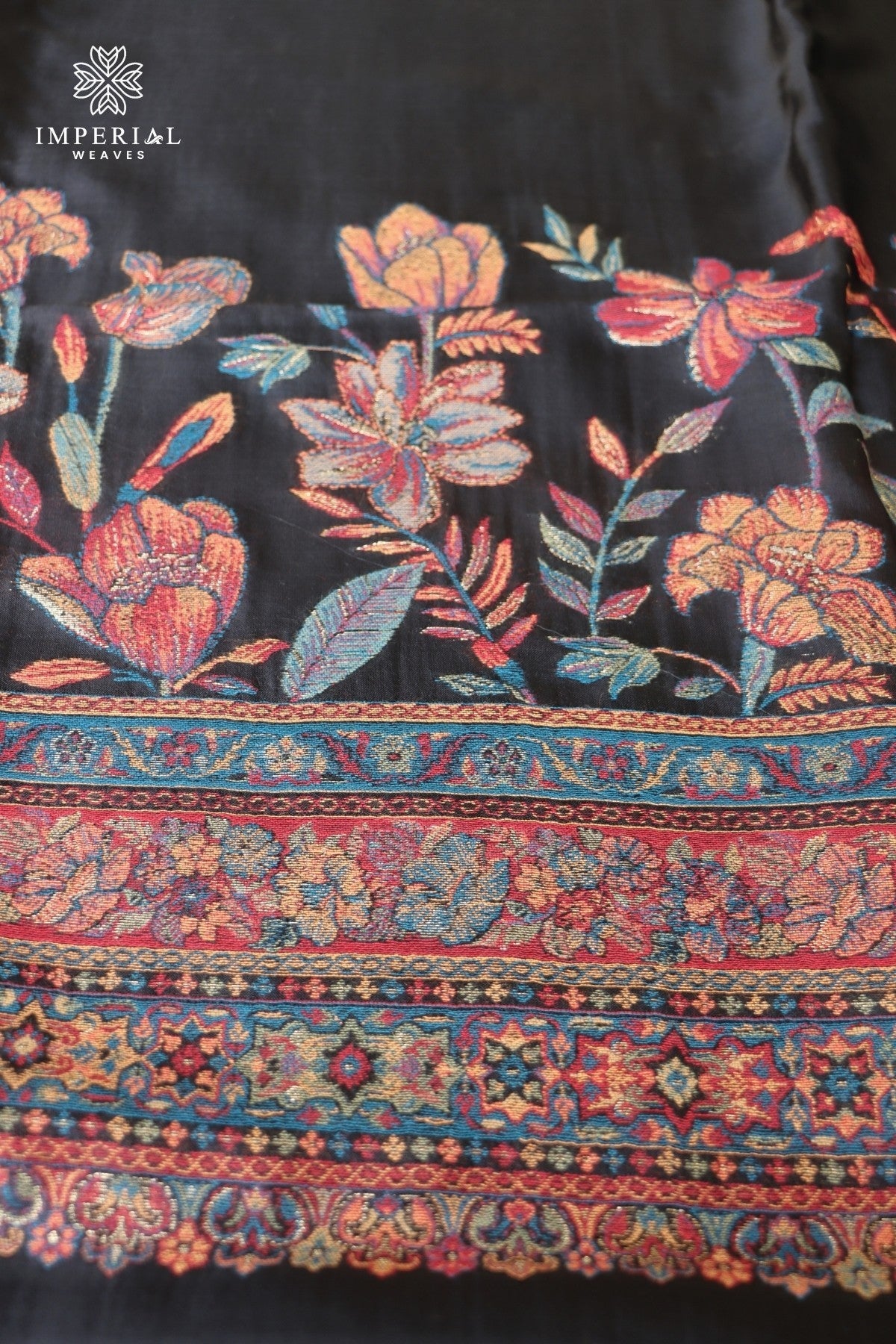 Black Kani Silk Suit