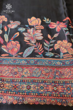 Black Kani Silk Suit