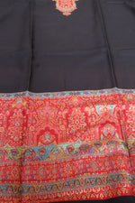 Black Kani Silk Suit with Allover Dupatta