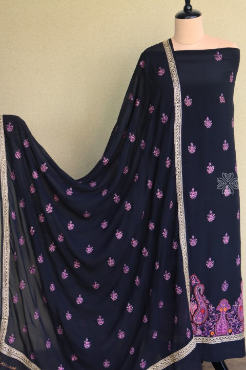 Kashidakari Salwar Kameez Dupatta Set