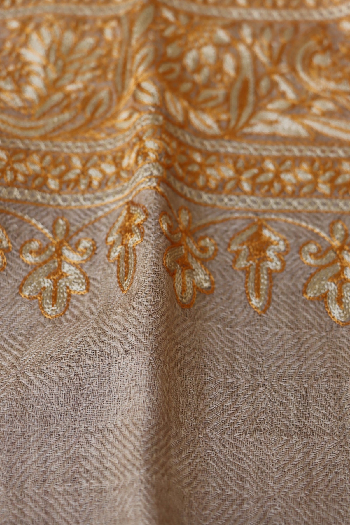 Kashmiri Aari Embroidered Stole