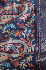 Kashmiri Embroidered Woollen Wrap