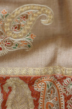 Kashmiri Embroidered Woolen Wrap