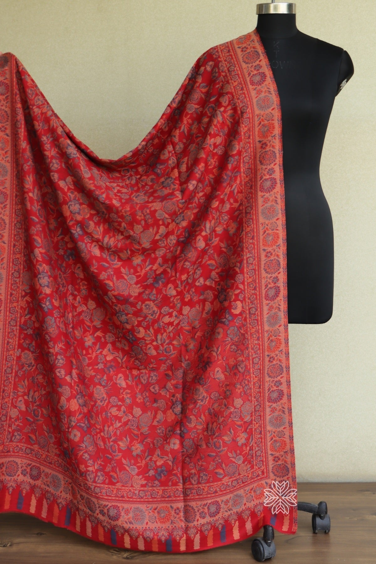 Kashmiri Embroidery Winter Wrap