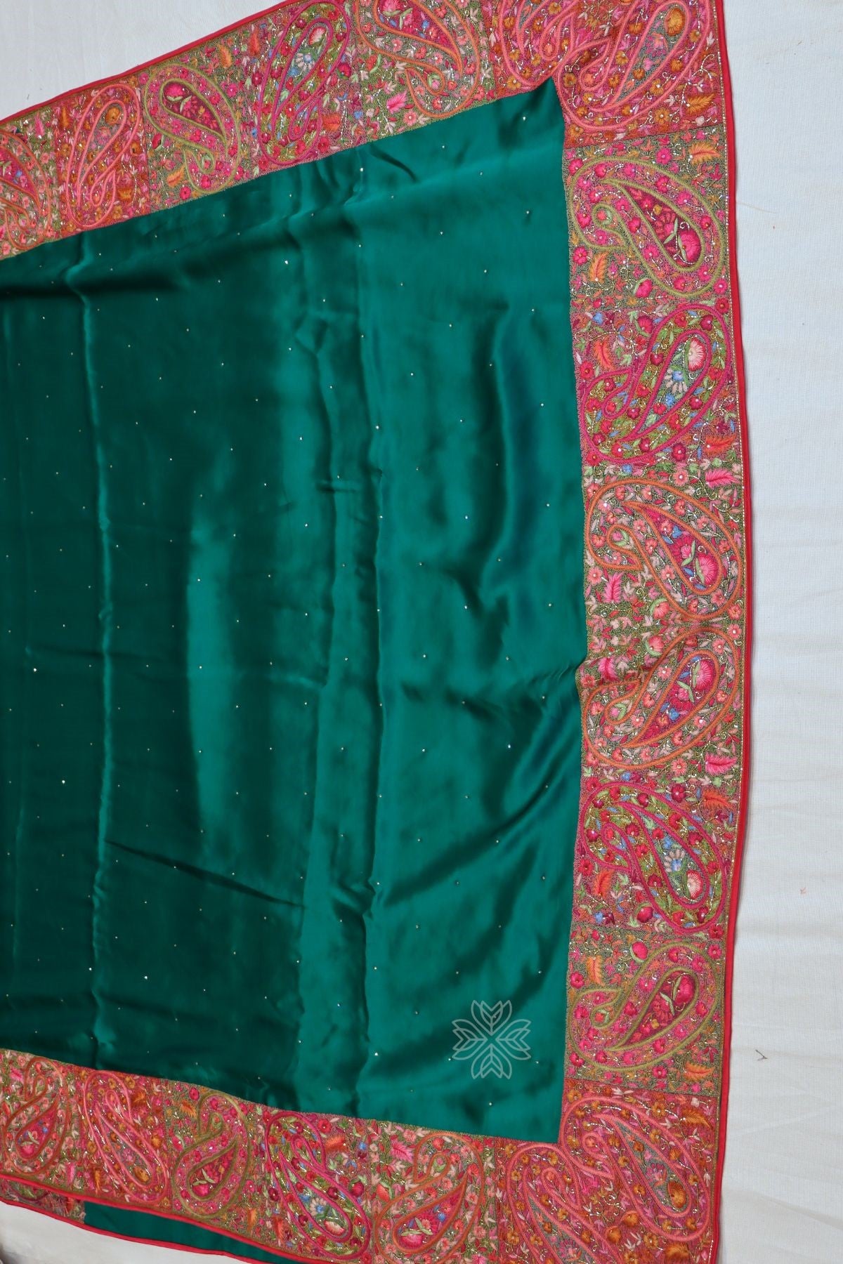 Kashmiri Hand Embroidered Saree 