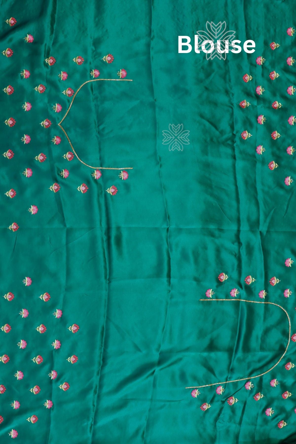 Kashmiri Jamawar Saree Blouse