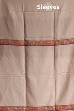 Beige Kani Organza Silk Suit