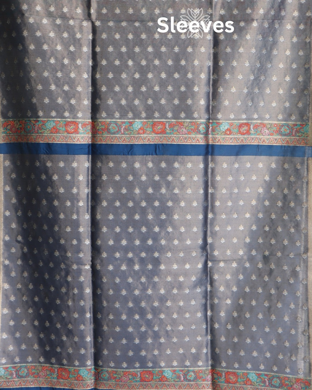 Blue Kani Tissue Silk Suit