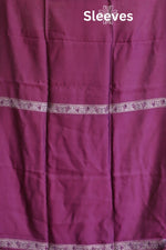 Purple Kani Silk Suit with Tissue Silk Dupatta