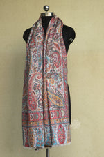 Off White Kani Jamawar Fine Wool Shawl